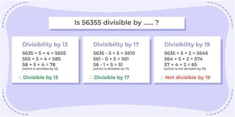 Divisibility Rules From 1 to 19 .